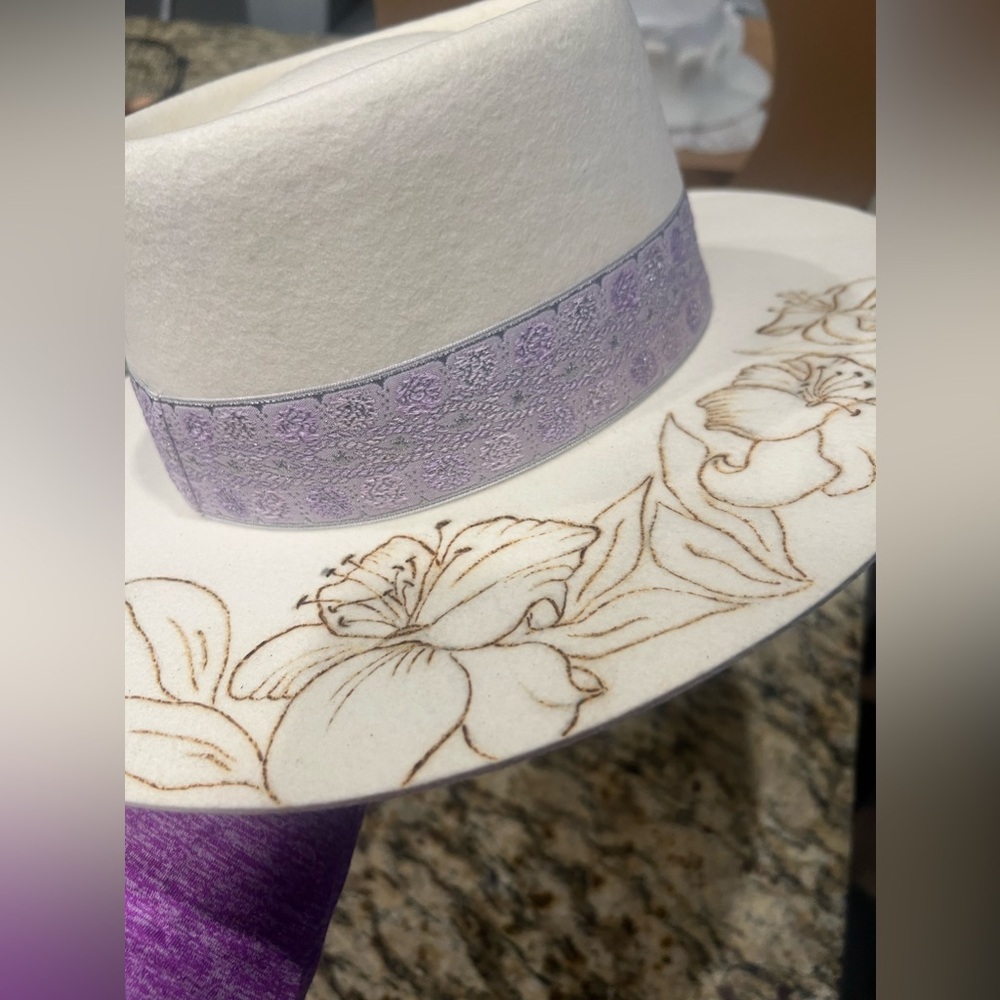 LOC Custom Burned Lily Hat - Picture 8 of 13